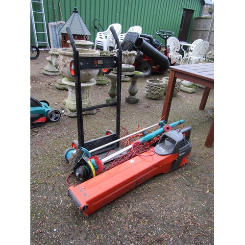 1088 - GARDEN VAC, STRIMMER, SACK BARROW ETC.