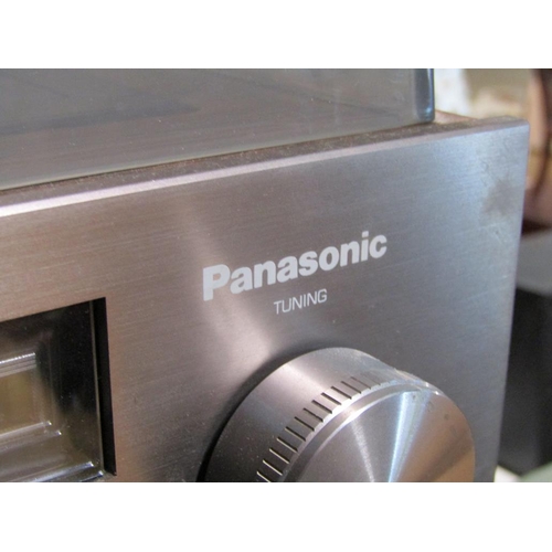 617 - PANASONIC RECORD AND TAPE DECK PLUS MISC. RECORDS