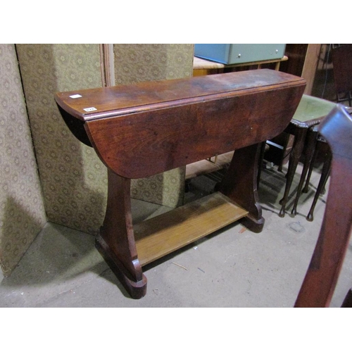 628 - OAK GATELEG TABLE