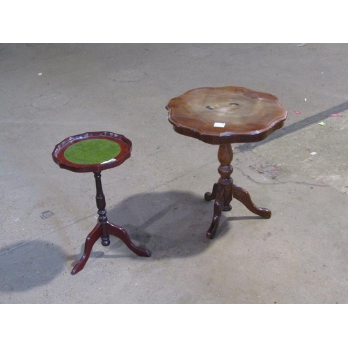 644 - TWO REPRODUCTION TRIPOD TABLES