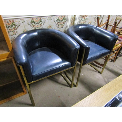 655 - PAIR OF TUB CHAIRS