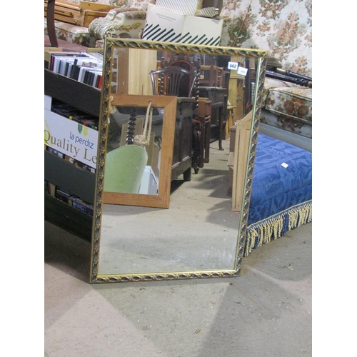 662 - GILT FRAMED MIRROR