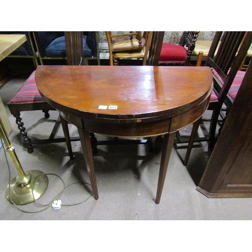 673 - 19c FOLD OVER CARD TABLE