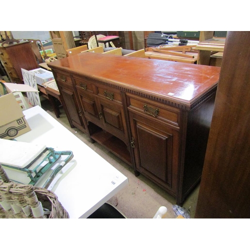 873 - VICTORIAN MAHOGANY SIDEBOARD