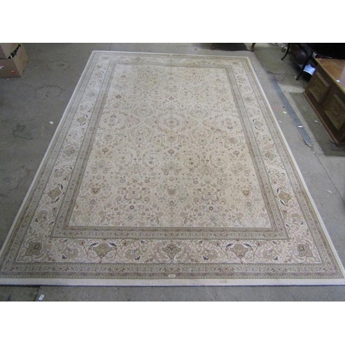 874 - LARGE BEIGE RUG