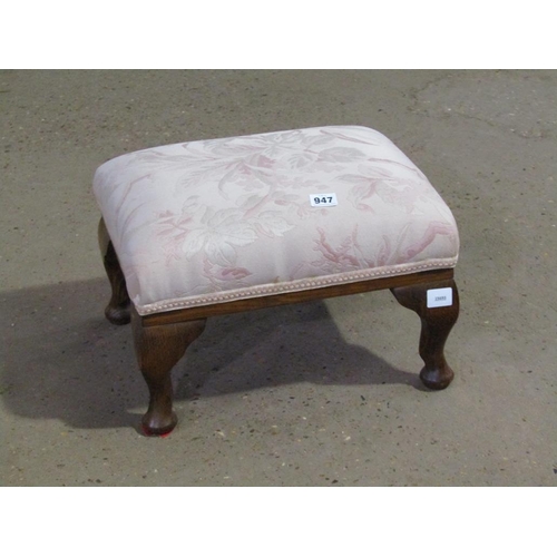 947 - UPHOLSTERED STOOL