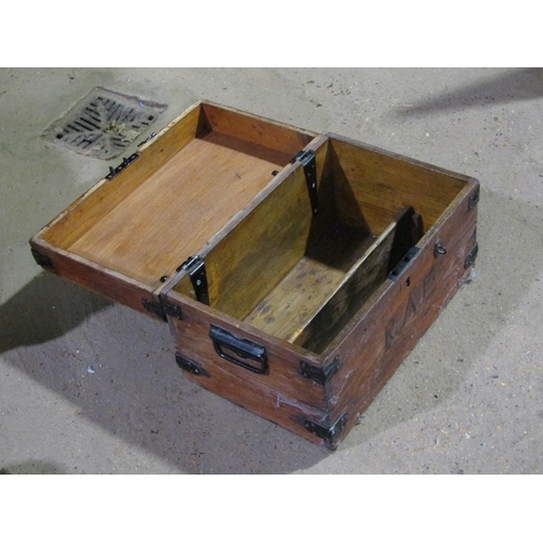 974 - VICTORIAN PINE BOX