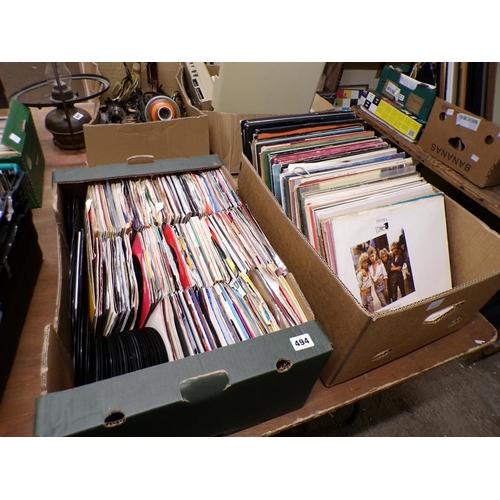 494 - TWO BOXES OF RECORDS