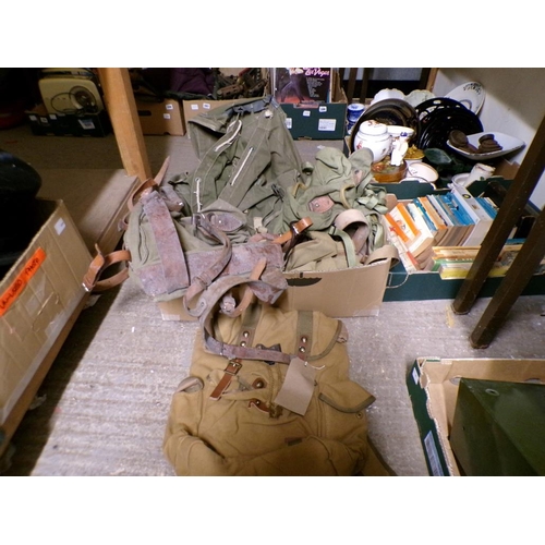 508 - MILITARY BAGS ETC