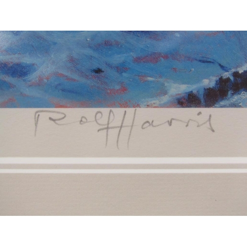 1203 - ROLF HARRIS - GREEK WHITE WASHER, LIMITED EDITION PRINT, F/G, 38CM X 27CM