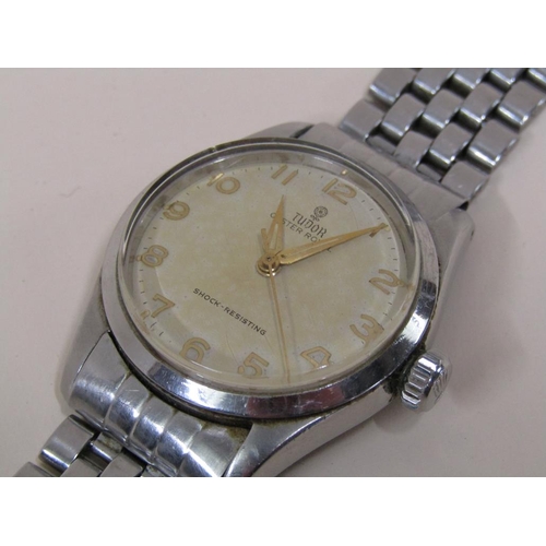 1513 - TUDOR OYSTER ROYALE GENTS WATCH BY ROLEX OF GENEVA ON ORIGINAL STRAP, STAMPED TO BACK 7903126154