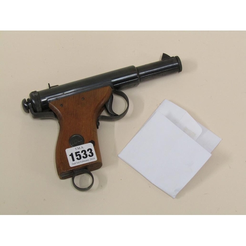 1533 - HAENEL MODEL 100-DRPA AIR PISTOL