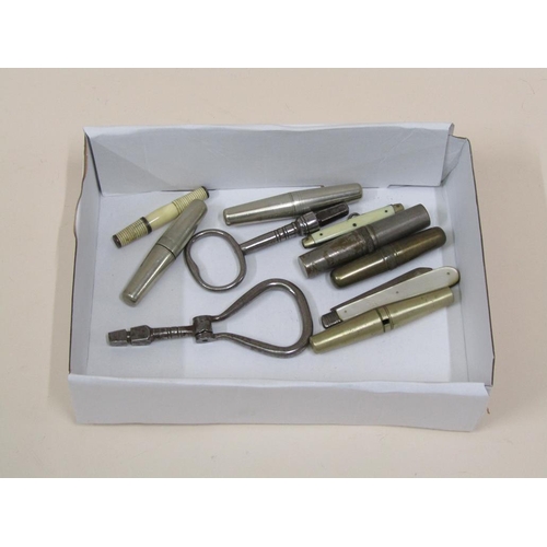 1691 - BOX; CORKSCREWS, PENKNIVES ETC