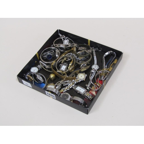 1695 - BOX OF LADIES WATCHES