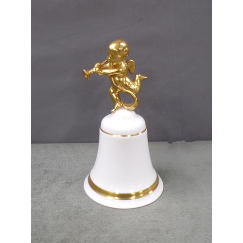 1791 - ROYAL DOULTON GLAD TIDINGS BELL, 16.5CM H