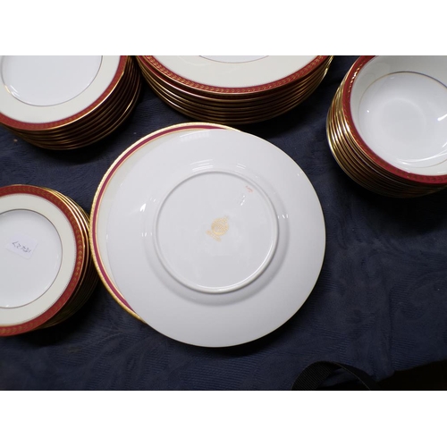 1879 - COLLECTION OF MINTONS DINNERWARES - DINNER PLATES, 28CM DIAM