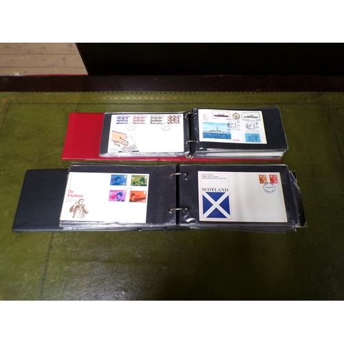 1758 - TWO ALBUMS OF FIRST DAY COVERS RAF, CONCORDE, ROYAL ETC