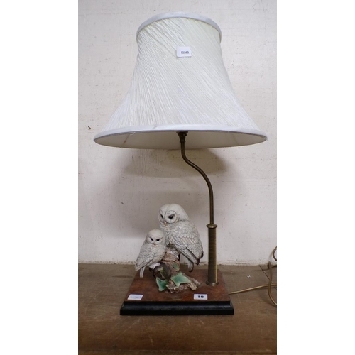 19 - OWL TABLE LAMP