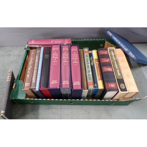 1333 - BOX OF SEVENTEEN VARIOUS BOOKS TO INCL FOLIO SOCIETY