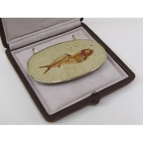 1539 - FISH FOSSIL PENDANT