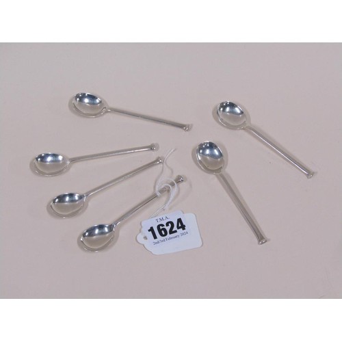 1624 - SET OF SIX SILVER SPOONS CW FLETCHER AND SONS SHEFFIELD 1927