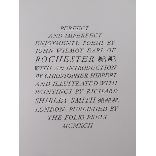 1294 - BOOK : PERFECT AND IMPERFECT ENJOYMENTS, POEMS BY JOHN WILMOT, EARL OF ROCHESTER.