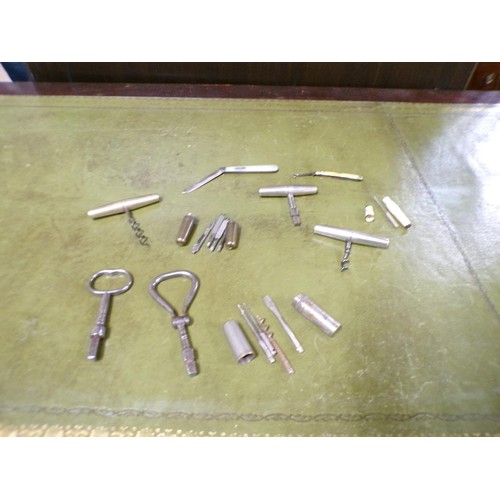 1691 - BOX; CORKSCREWS, PENKNIVES ETC