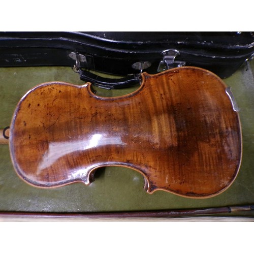 1421 - VIOLIN IN CASE - 60.5cms