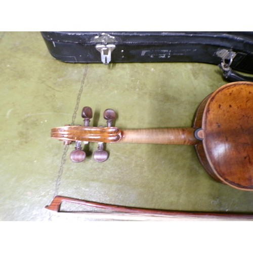 1421 - VIOLIN IN CASE - 60.5cms