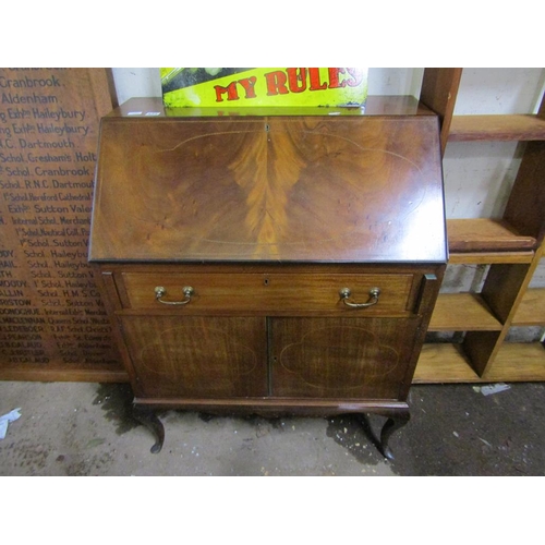 522 - EDWARDIAN INLAID BUREAU