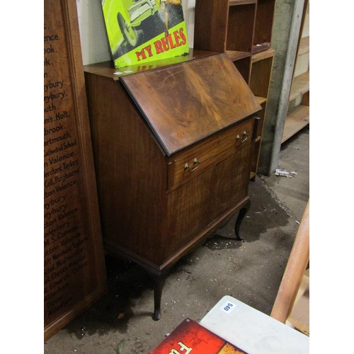 522 - EDWARDIAN INLAID BUREAU