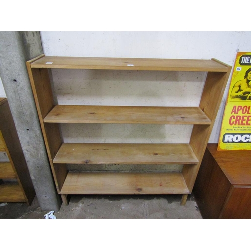 525 - PINE BOOKCASE