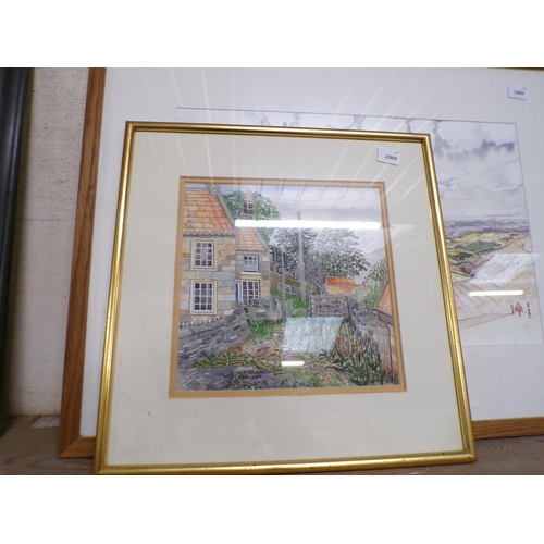 147 - QTY OF FRAMED WATERCOLOURS