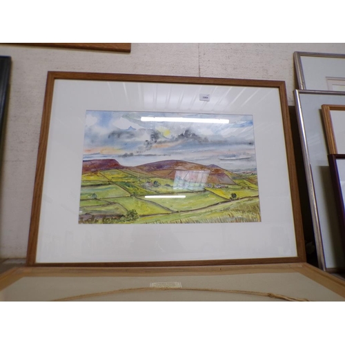 147 - QTY OF FRAMED WATERCOLOURS