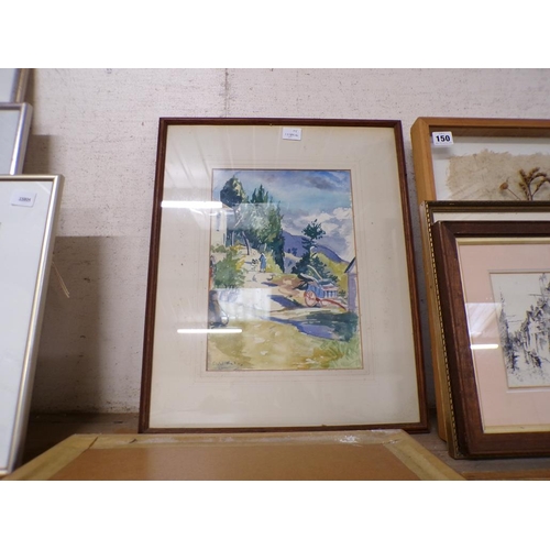 149 - QTY OF FRAMED WATERCOLOURS