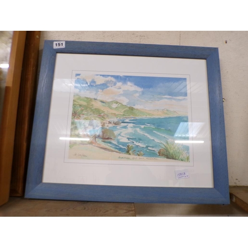 151 - FRAMED WATERCOLOURS - JILL WALKER