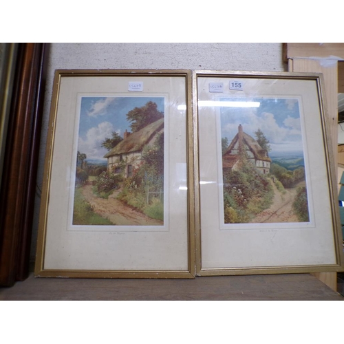 155 - QTY OF FRAMED PRINTS