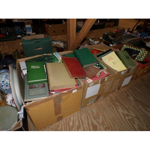 216 - THREE BOXES OF MIXED BOOKS