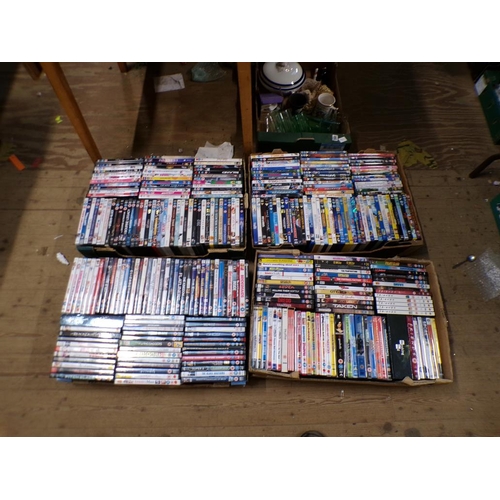 248 - FOUR BOXES OF DVD'S