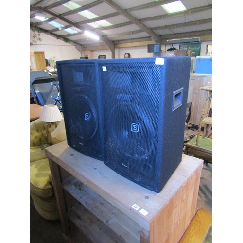 738 - TWO SKYTEC SPEAKERS