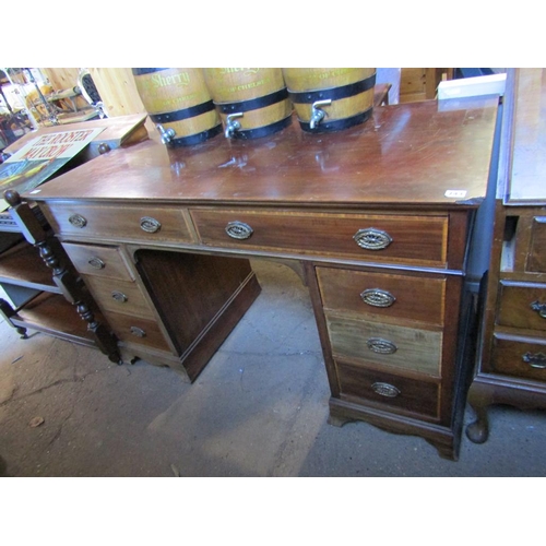 743 - EDWARDIAN INLAID DESK