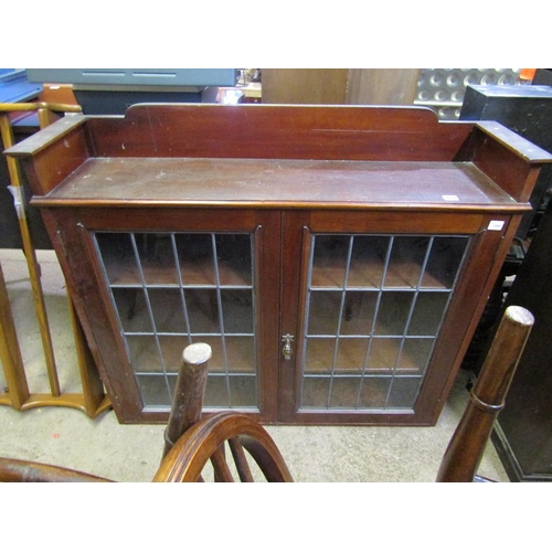 912 - EDWARDIAN OAK BOOKCASE