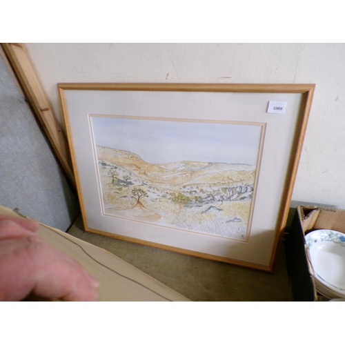 429 - QTY OF FRAMED WATERCOLOURS ETC