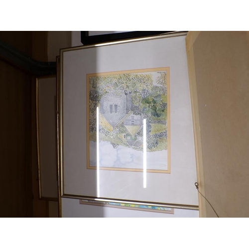 444 - COLLECTION OF FRAMED WATERCOLOURS