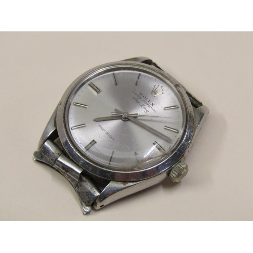 1485 - ROLEX OYSTER PERPETUAL AIR KING (A/F CRACK TO GLASS) - NO STRAP