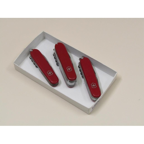 1500 - THREE SWISS ARMY KNIVES