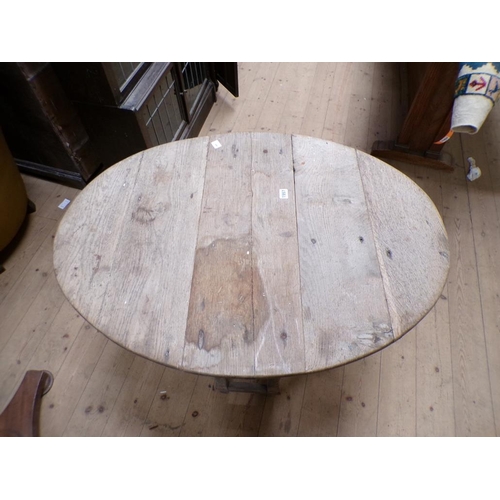 1997 - 1930s OAK GATELEG TABLE