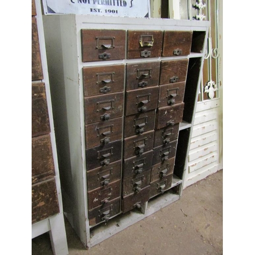 490 - EARLY 20c FILING CABINET