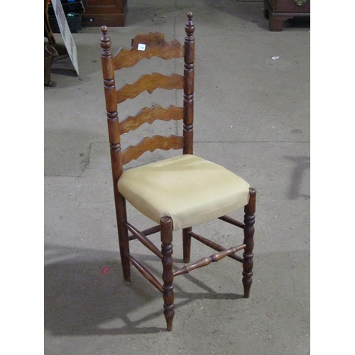 495 - COLLECTION OF LADDERBACK CHAIRS