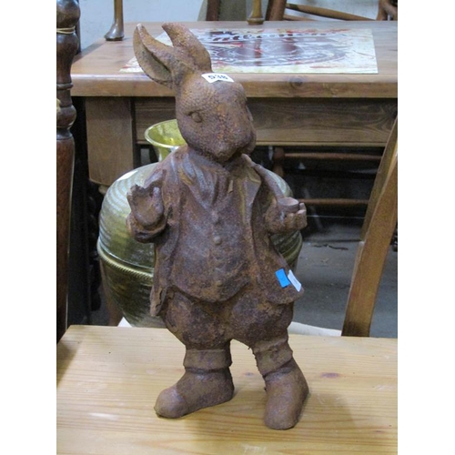 538 - CAST IRON BEATRIX POTTER STYLE FIGURE